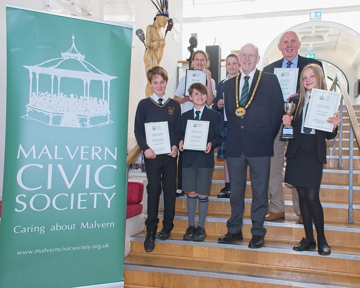 Malvern Civic Society Schools Literary Competition 2019