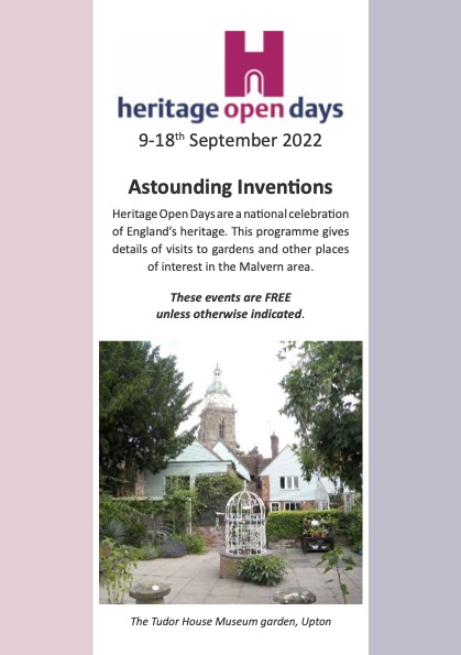 Click to view Heritage Open Days Brochure