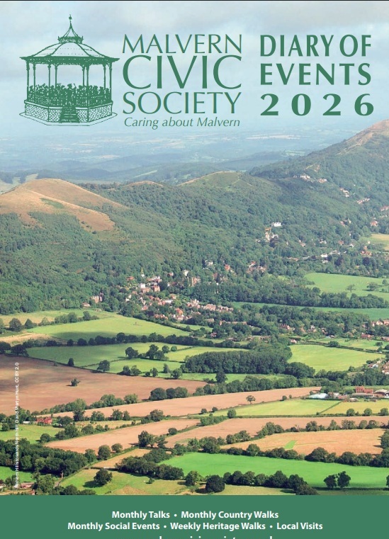 Malvern Civic Society Events Brochure 2026 - click to view PDF