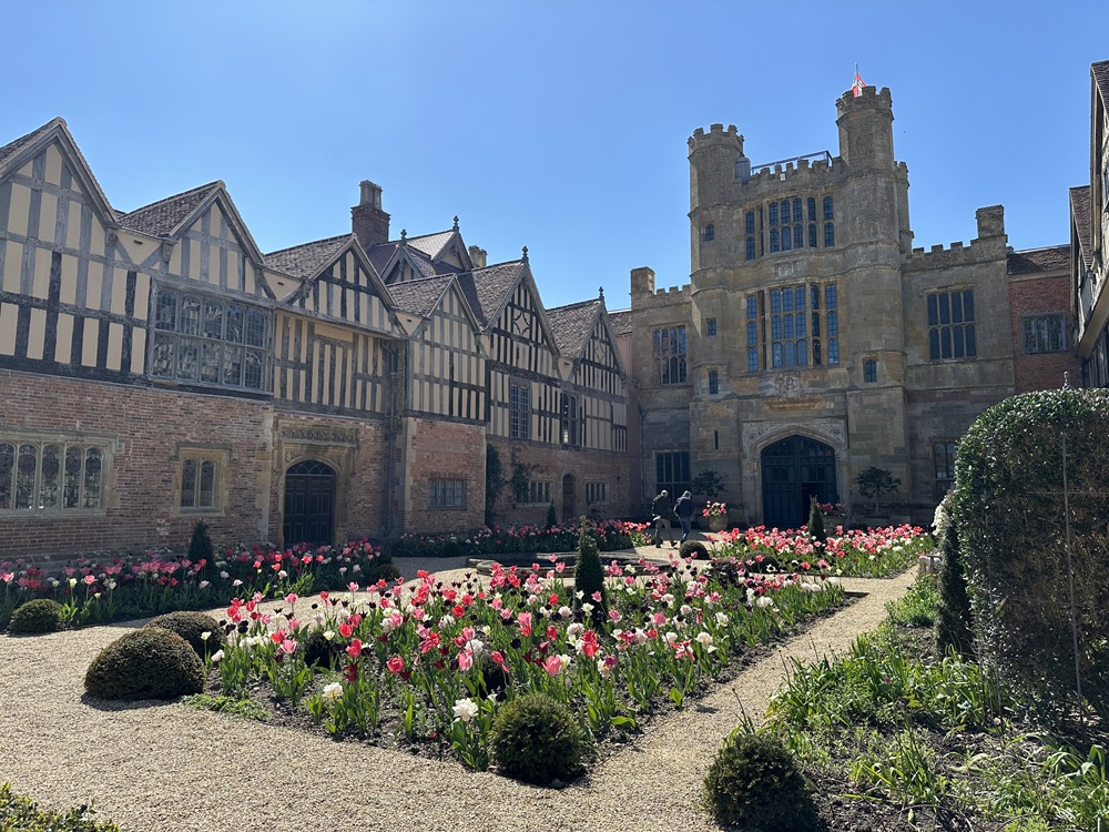 Coughton Court. View from the courtyard