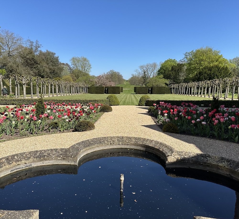 The garden at Coughton Court
