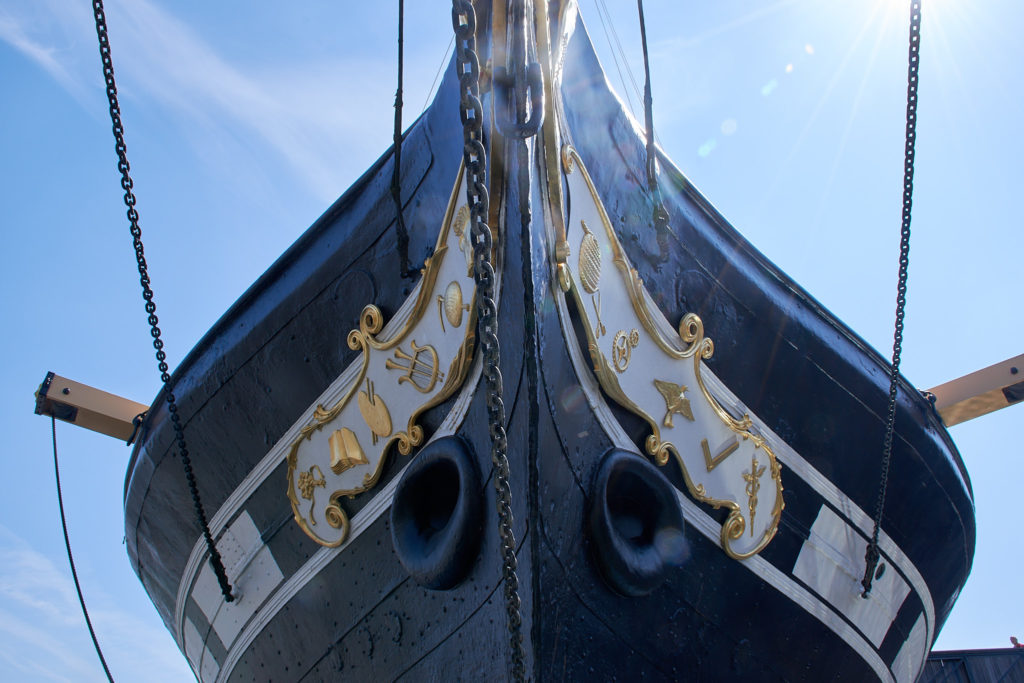 Bow of the SS Great Britain