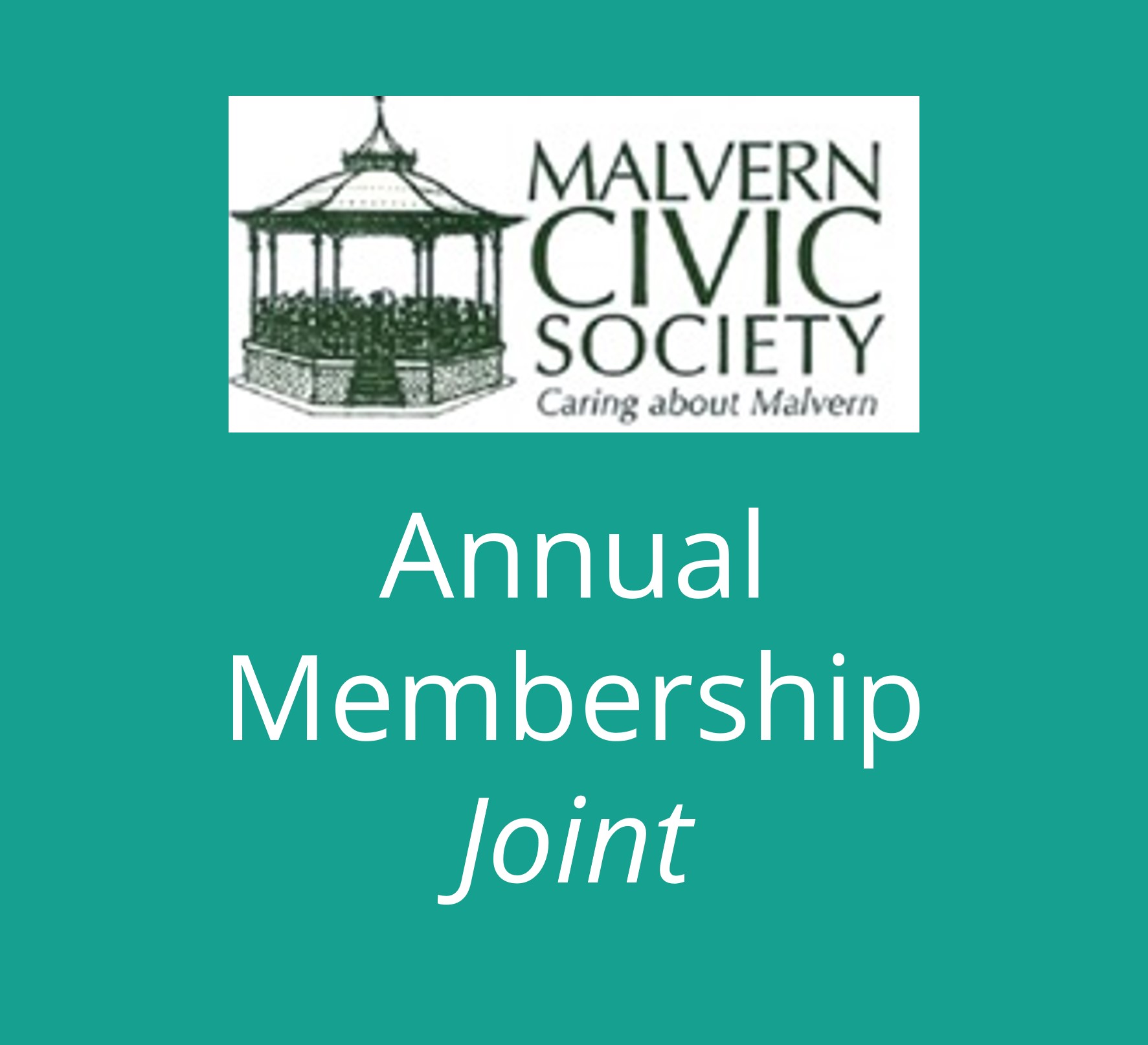 Buy joint annual membership of Malvern Civic Society