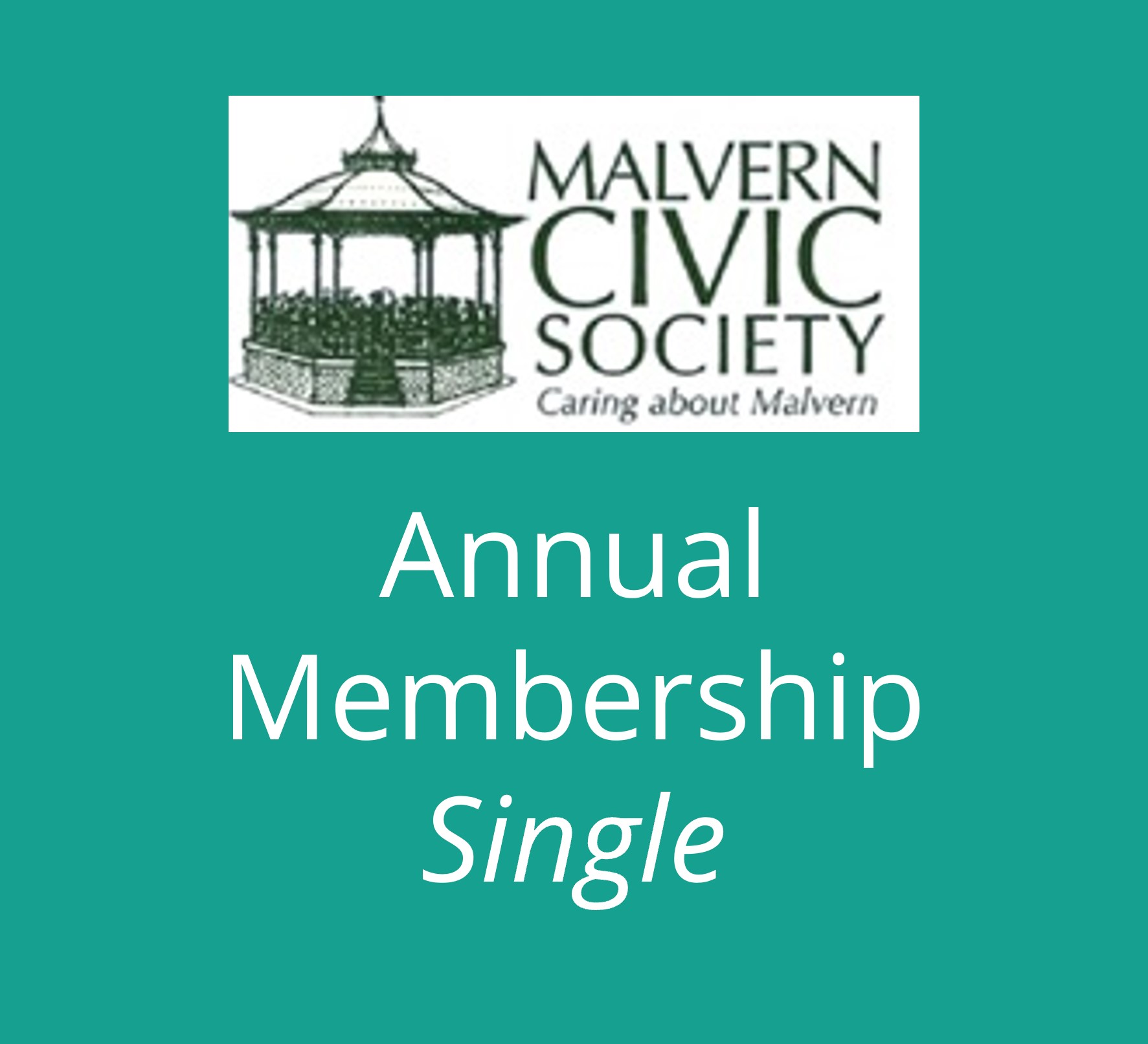 Buy annual membership of Malvern Civic Society for an individual